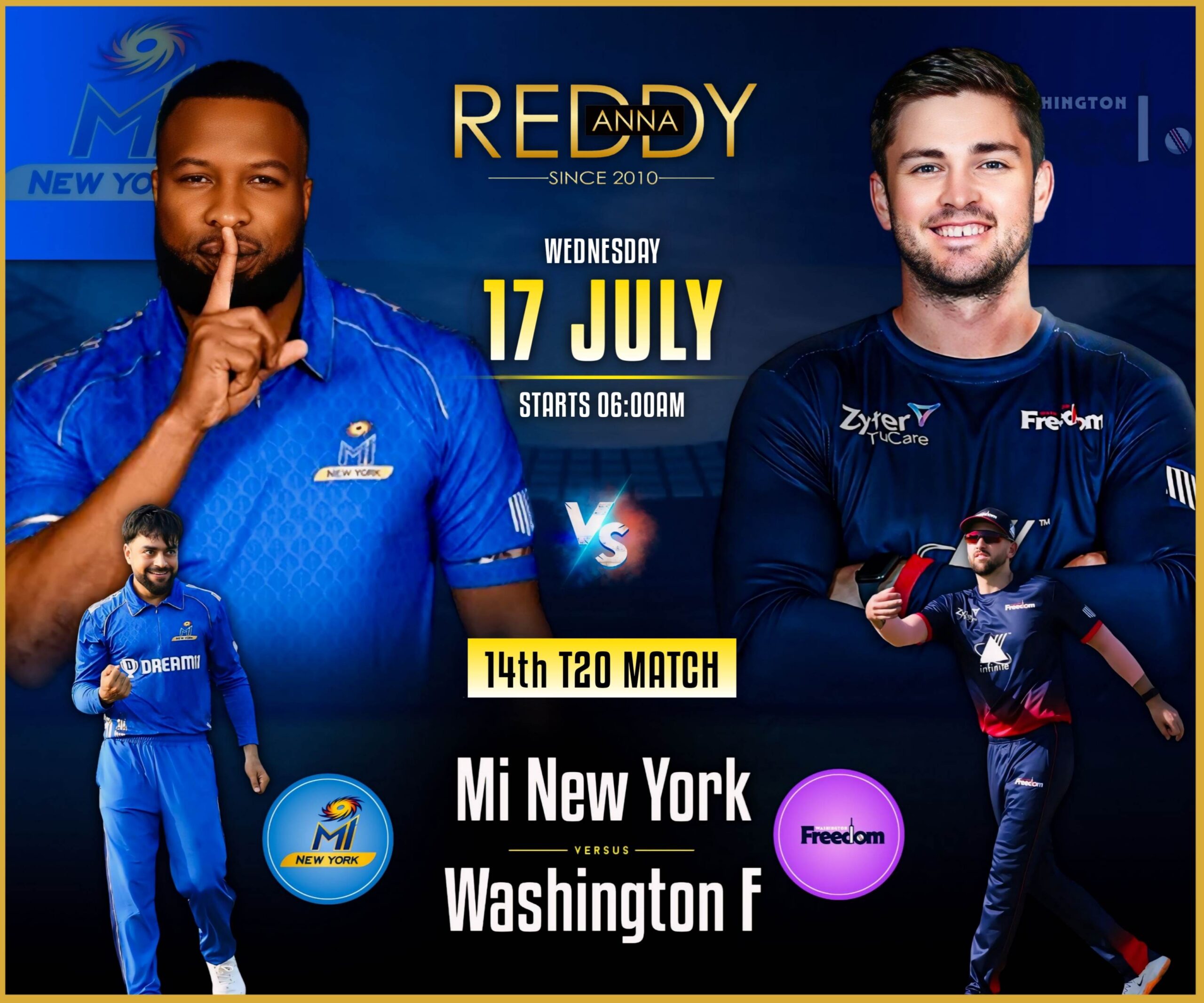 Reddy Anna’s Betting Analysis: Washington Freedom vs. MI New York