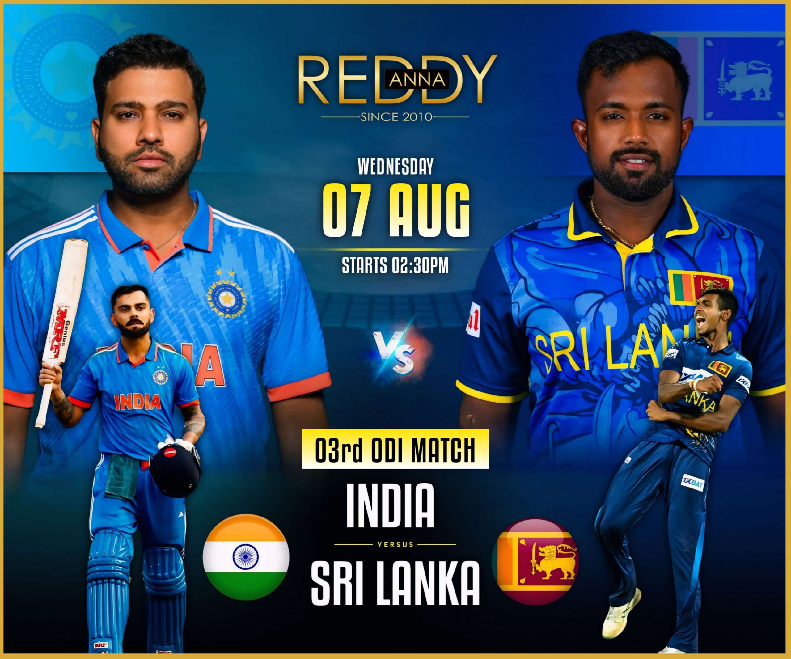 India vs Sri Lanka 3rd ODI: Unmissable Cricket Action with Reddy Anna